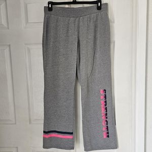 Y2K danskin pink striped flares